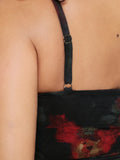 Popilush® Shapewear Satin Cowl Neck Draped Maxi Dress