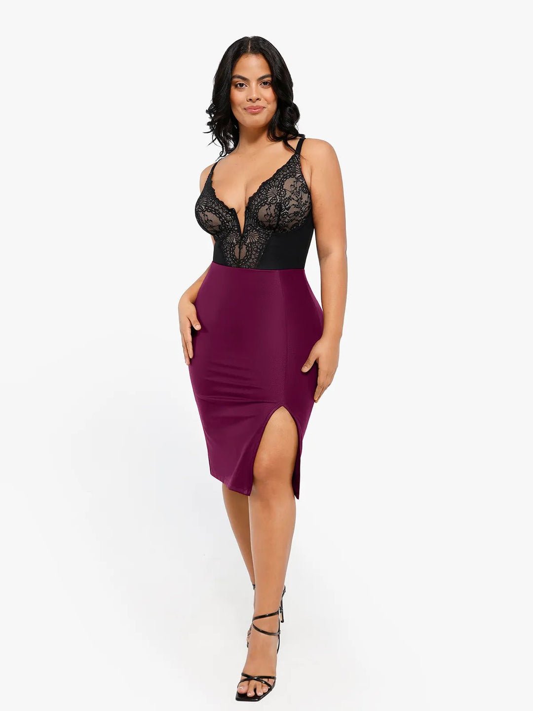 Midi Skirts Plus Size Leather Skirt Designs Shapewear Sculpting