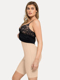 Popilush® Formal Bodycon Party Cocktail Evening Gown Shapewear Sculpting Lace Corset Midi Slip Dress