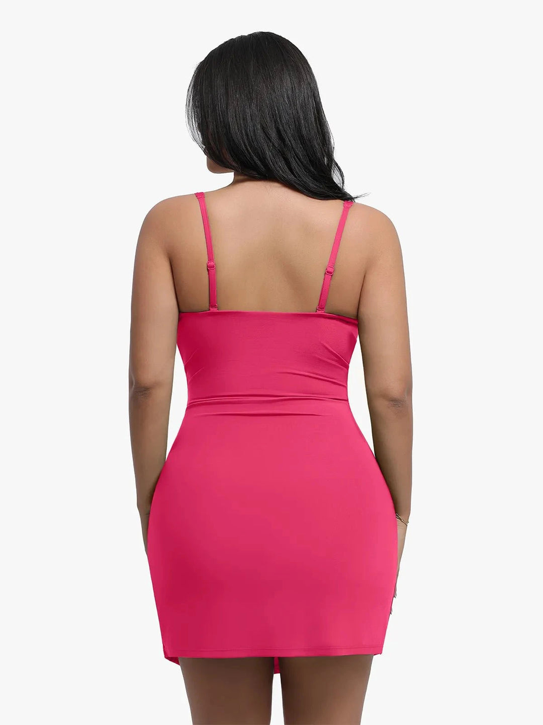 Popilush® Shapewear Sculpting Side Slit Mini Dress