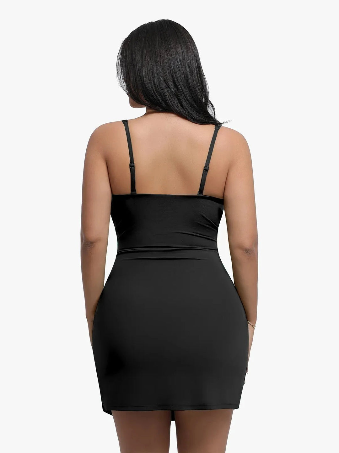 Popilush® Shapewear Sculpting Side Slit Mini Dress