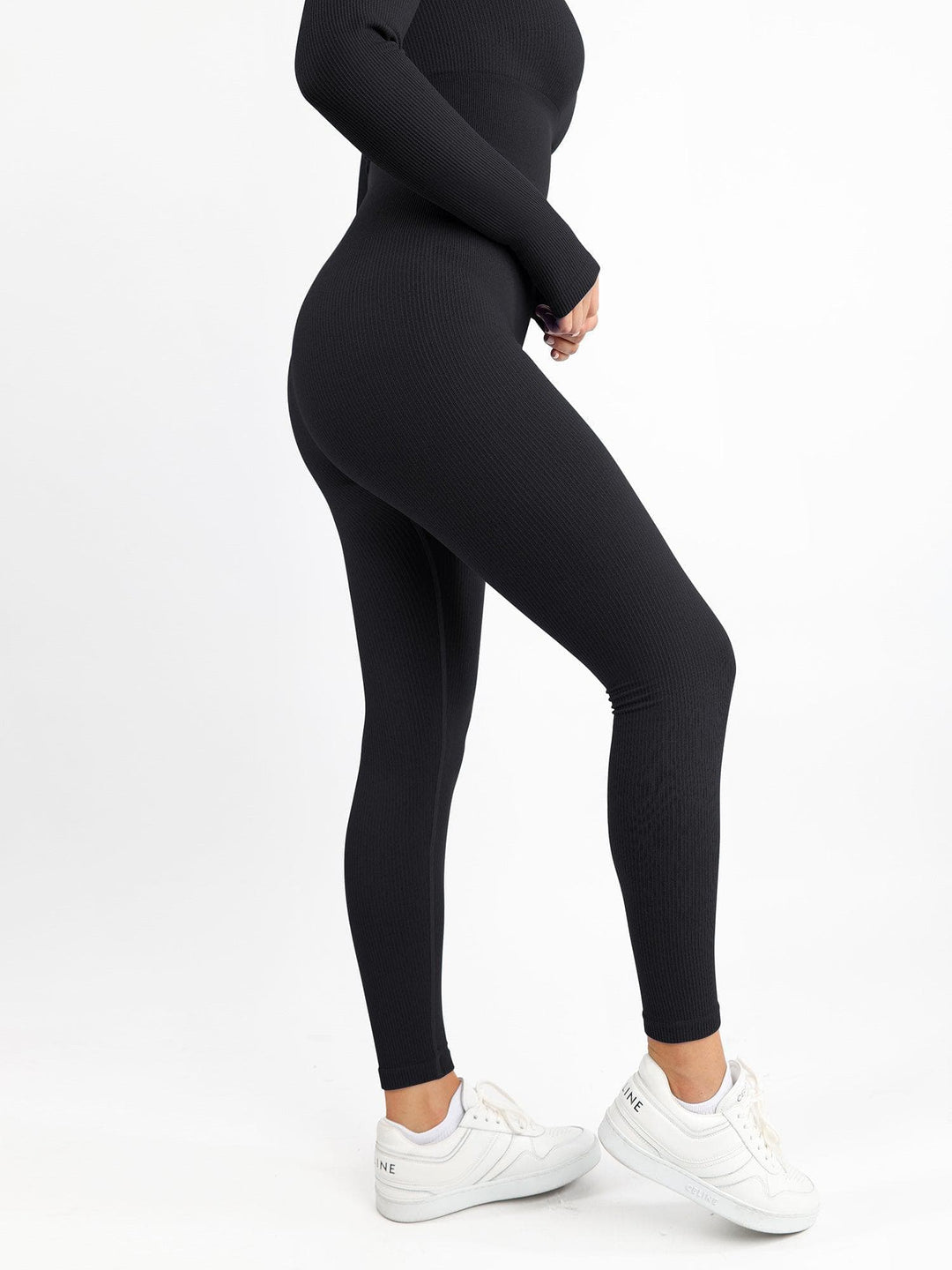Popilush® Yoga Activewear Jumpsuit Shapewear Seamless Long Sleeve & Square Neck Sleeveless Jumpsuits