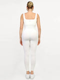 Popilush® Yoga Activewear Jumpsuit Shapewear Seamless Square Neck Tank Workout Jumpsuit