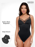 Popilush® Sexy Tops Body Shaper Tank Shapewear Sheer Mesh Sleeveless Tummy Control Bodysuit