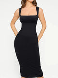 Popilush® Shapewear Sleeveless Square Neck Slimming Seamless Dress