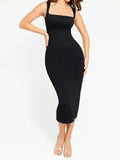 Popilush® Shapewear Sleeveless Square Neck Slimming Seamless Dress