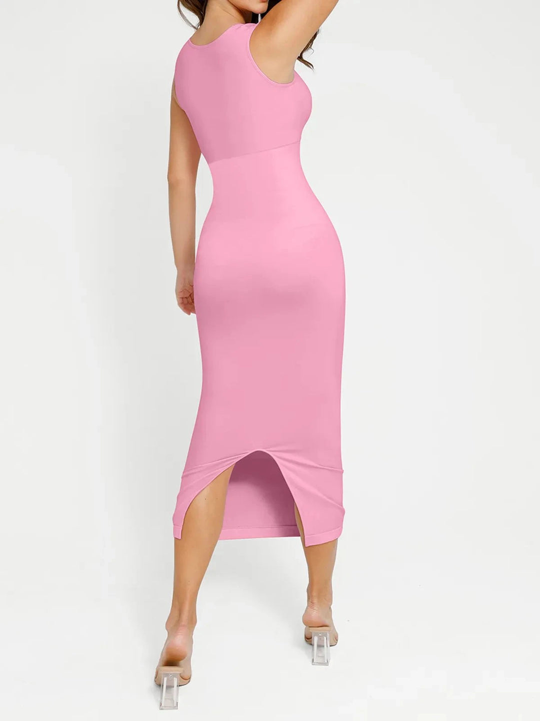 seamless shapewear for tight dress Shapewear Square-Neck Seamless Slimming Dress