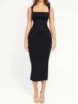 Popilush® Black / XXS Shapewear Sleeveless Square Neck Slimming Seamless Dress