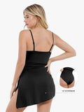 Popilush® Tummy Control One Piece Swimwear Shapewear Solid Sculpting One-Piece Swimsuit