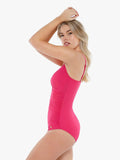 Popilush® Tummy Control One Piece Swimwear Shapewear Solid Sculpting One-Piece Swimsuit