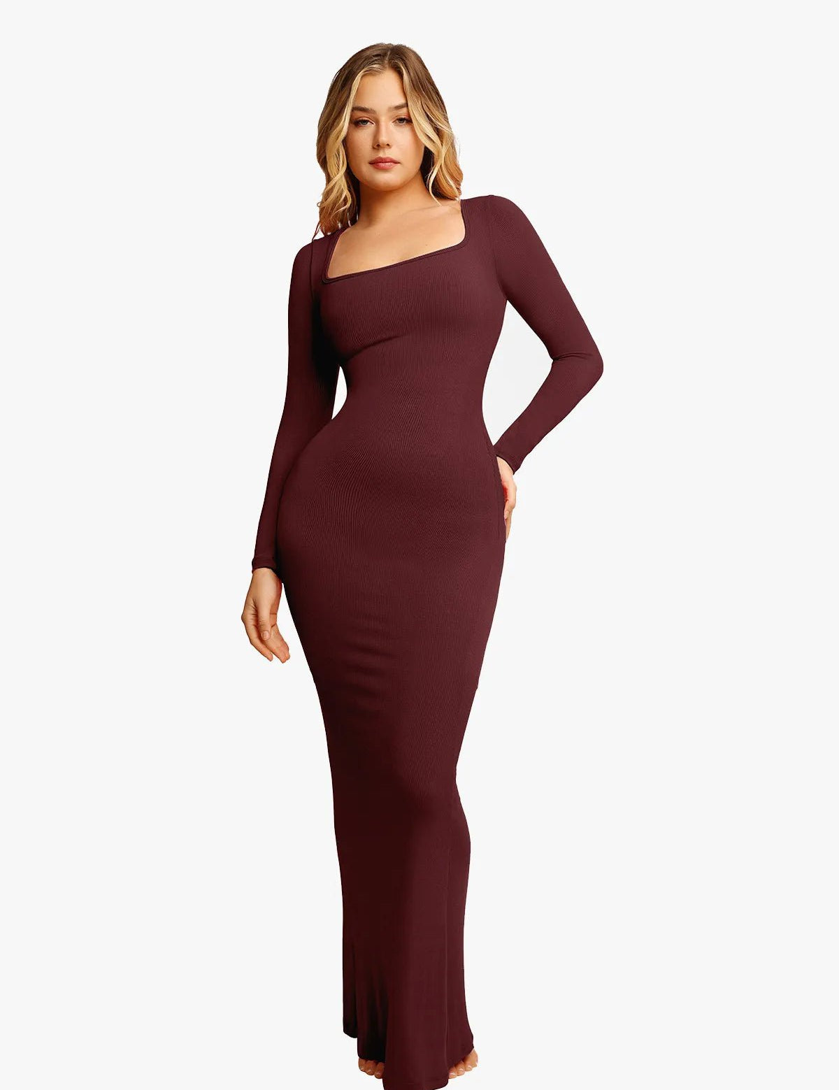 2024 Sexy Women's Christmas Dress Lace Square Collar Bubble Long Sleeve Slimming Bareback Drawstring pleated Mini Dress Vestidos