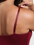 Popilush® Shapewear Strappy Cowl Neck Fit & Flare Maxi Dress