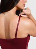 Popilush® Shapewear Strappy Cowl Neck Fit & Flare Maxi Dress