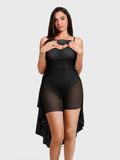 Popilush® Shapewear Strappy Cowl Neck Fit & Flare Maxi Dress