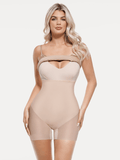 Popilush® Shapewear Strappy Cowl Neck Fit & Flare Midi Dress