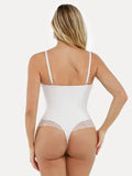 Popilush® Sexy Tops Body Shaper Shapewear Strappy Tummy Control Lace Inset Bodysuit