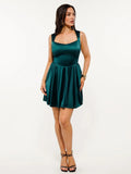 Popilush® Shapewear Sweetheart Neckline Fit & Flare Mini Dress