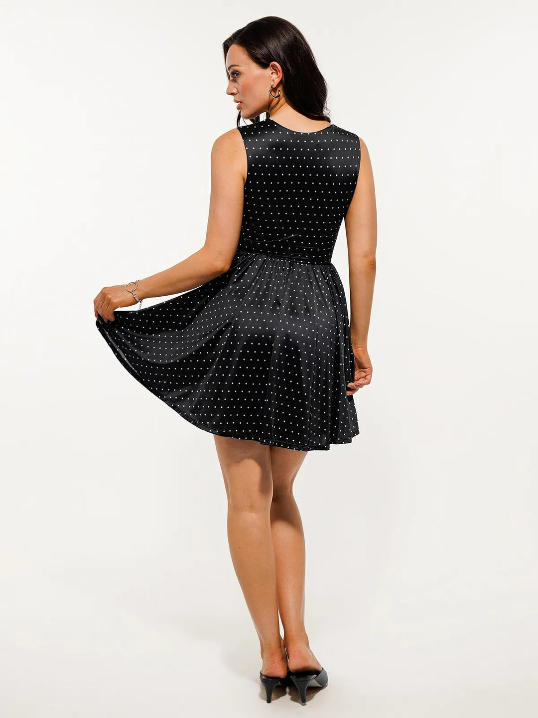 Sweetheart Neckline Fit & Flare Mini Dress | Shapewear Popilush Sweetheart Neckline Fit & Flare Mini Dress | Shapewear Popilush