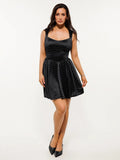 Popilush® Shapewear Sweetheart Neckline Fit & Flare Mini Dress