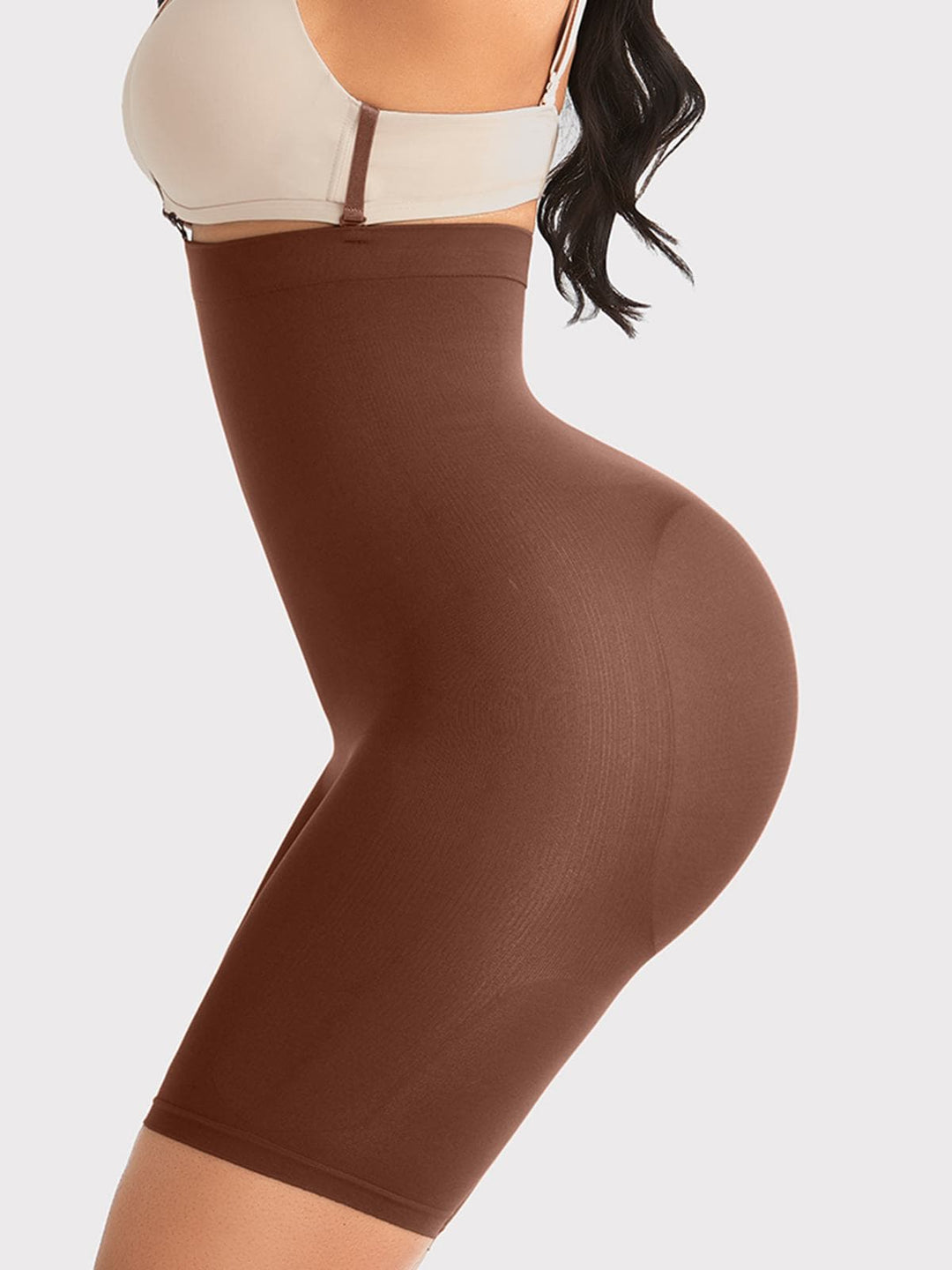 Popilush® Shapewear Tummy Control High Waisted Mid-Thigh Butt-Lifting Shorts