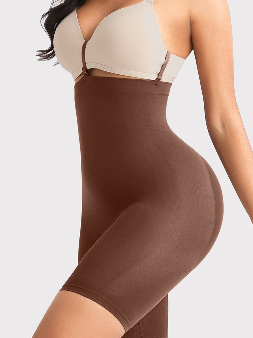 Popilush® Shapewear Tummy Control High Waisted Mid-Thigh Butt-Lifting Shorts