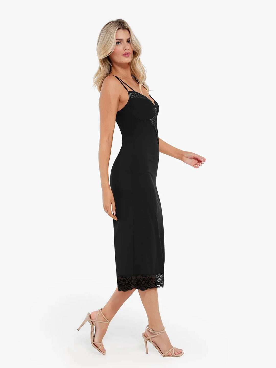 Tummy Control Shapewear Midi Dress