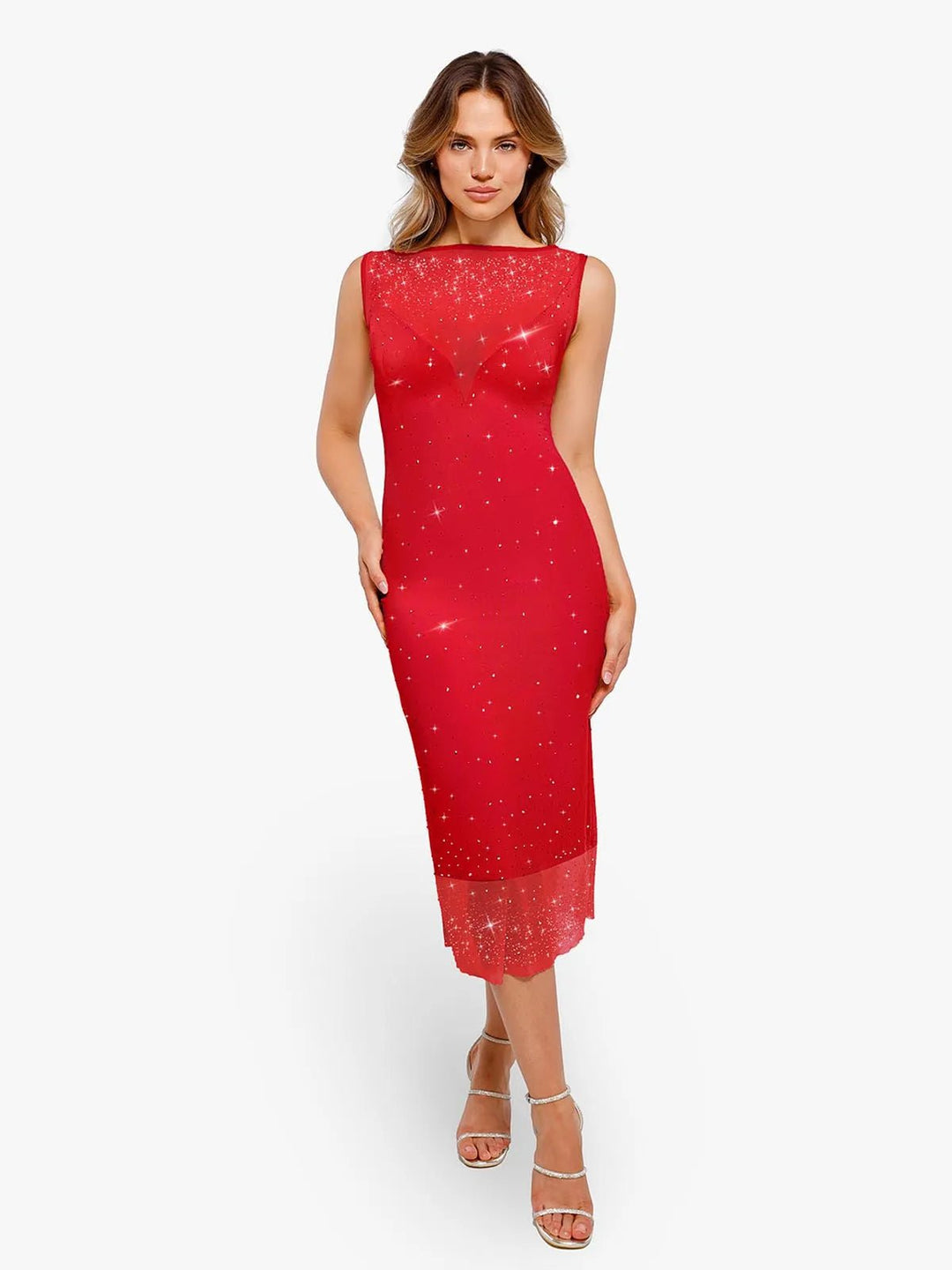 slim midi dress Maeve One-Shoulder Asymmetrical Slim Midi Dress