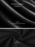 Popilush® Shapewear Velvet Rhinestone Pocket A-Line Maxi Dress