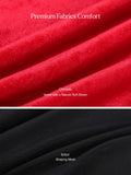Popilush® Shapewear Velvet Rhinestone Straight-Neck Bodycon Maxi Dress