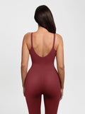 Popilush® Shapewear Zip Front Deep V Adjustable Strap Jumpsuit(DRAFT)