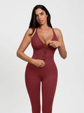 Popilush® Shapewear Zip Front Deep V Adjustable Strap Jumpsuit(DRAFT)