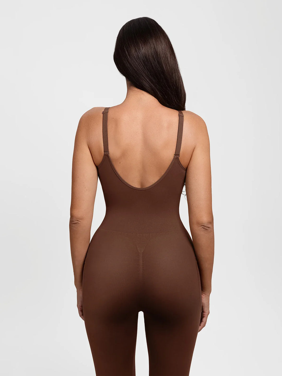 Popilush® Shapewear Zip Front Deep V Adjustable Strap Jumpsuit(DRAFT)