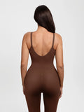 Popilush® Shapewear Zip Front Deep V Adjustable Strap Jumpsuit(DRAFT)