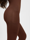 Popilush® Shapewear Zip Front Deep V Adjustable Strap Jumpsuit(DRAFT)