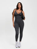 Popilush® Shapewear Zip Front Deep V Adjustable Strap Jumpsuit(DRAFT)
