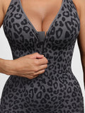 Popilush® Shapewear Zip Front Deep V Adjustable Strap Jumpsuit(DRAFT)