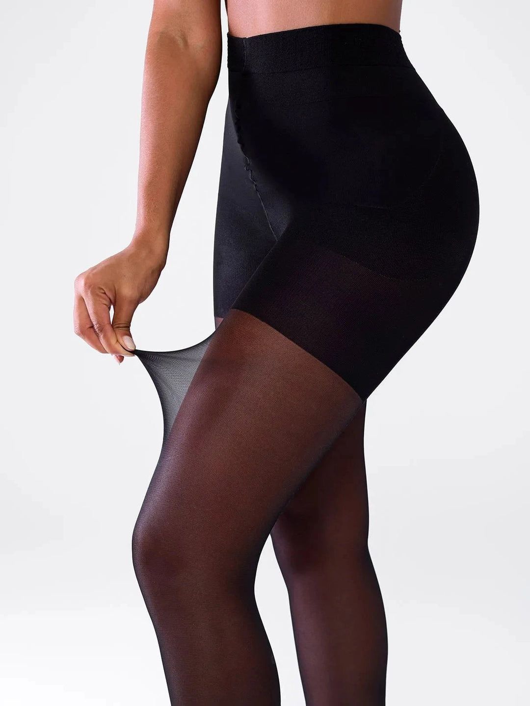Popilush® Sheer Control Top Shaping Tights