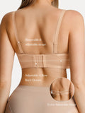 Popilush® Sheer Mesh Strapless Minimizer Underwire Bra