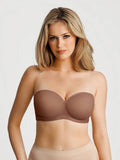 Popilush® Sheer Mesh Strapless Minimizer Underwire Bra