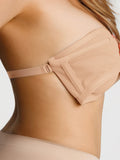 Popilush® Sheer Mesh Strapless Minimizer Underwire Bra