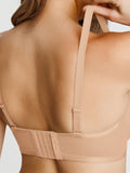 Popilush® Sheer Mesh Strapless Minimizer Underwire Bra
