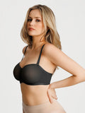 Popilush® Sheer Mesh Strapless Minimizer Underwire Bra