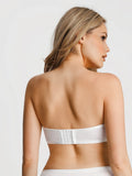 Popilush® Sheer Mesh Strapless Minimizer Underwire Bra