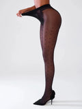 Popilush® Black / One Size Sheer Polka Dot Tights