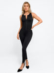 Popilush® shapewear jumpsuit, flattering sleeveless design for women, compression and style.