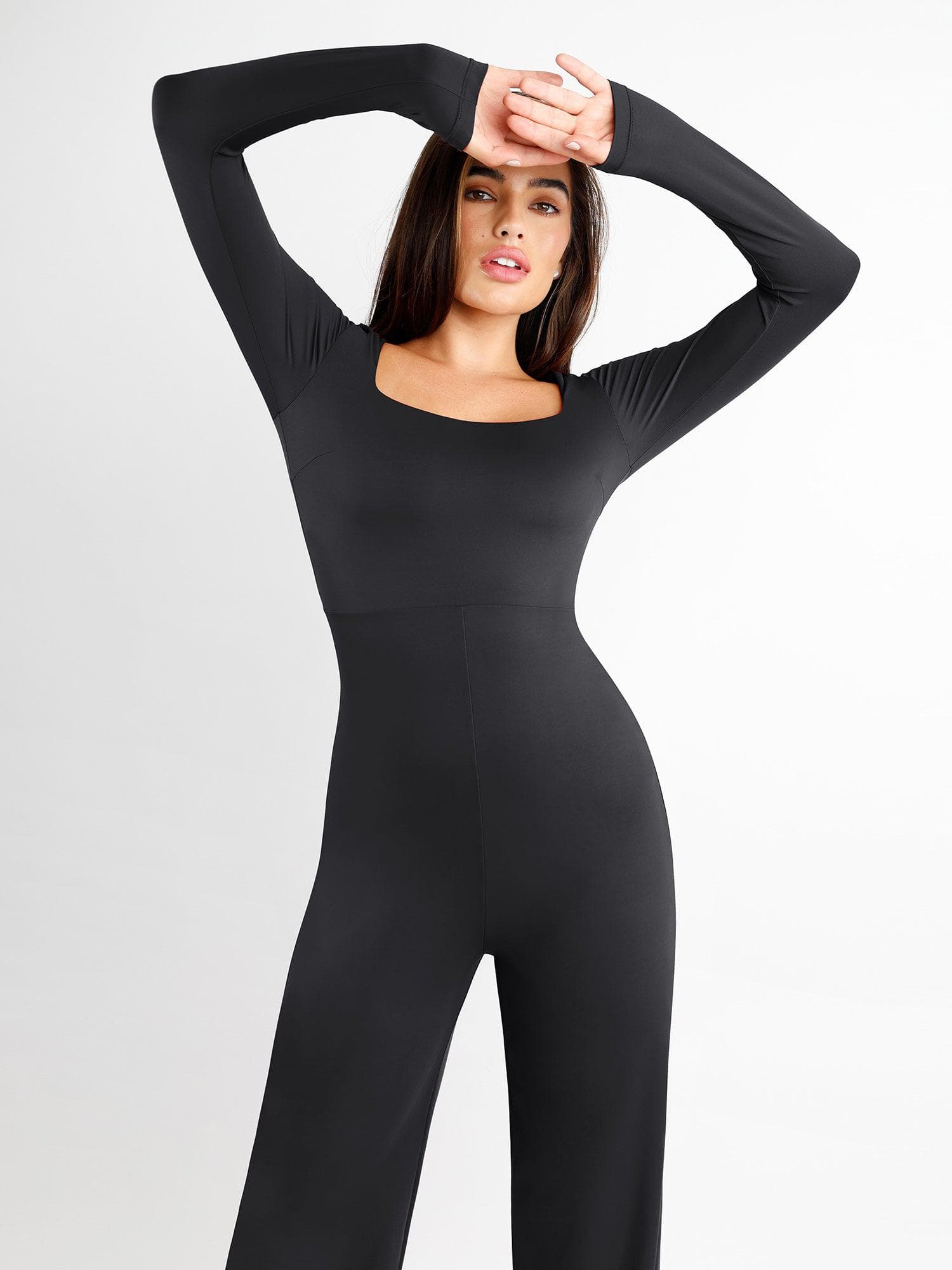 Aggregate 249+ womens black jumpsuit with sleeves latest