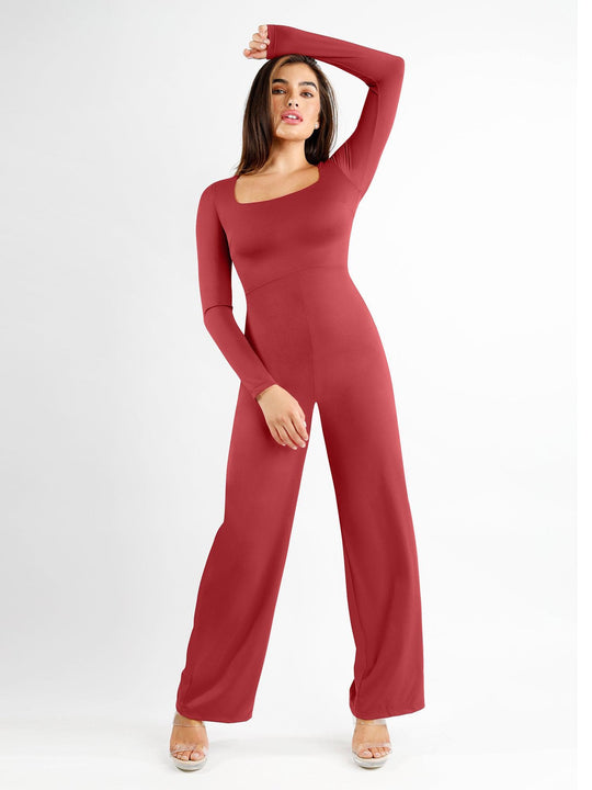 Long Sleeve Jumpsuit Women's Red Jumpsuits Buy Women Long