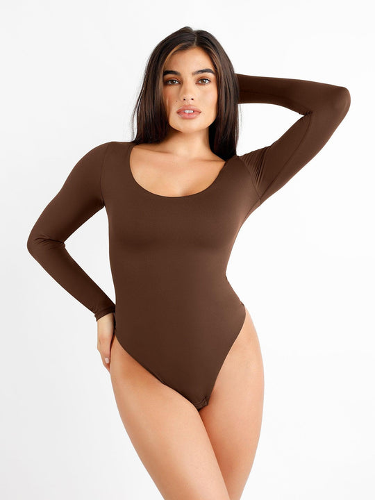 Shapewear Seamless Scoop Neck Sculpting Bodysuit