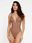Shapewear Popilush® bodysuit, deep V-neck, for women