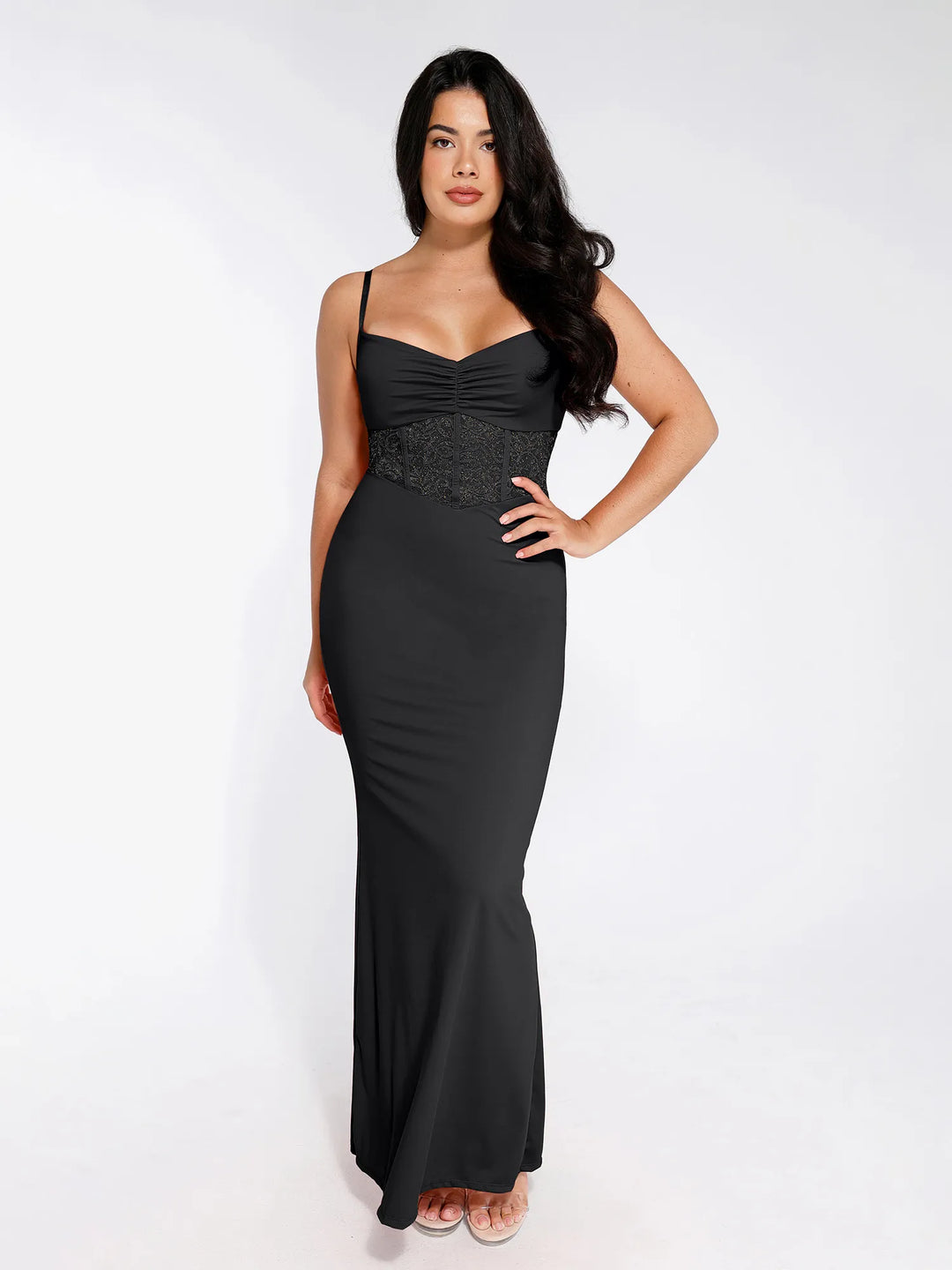 Lace Shapewear Mermaid Maxi Slip | Waist-Defining Lace Shapewear Mermaid Maxi Slip | Waist-Defining